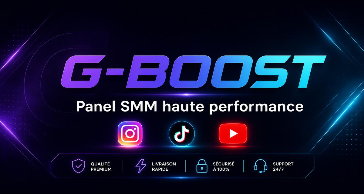 G-BOOST — Panel SMM haute performance